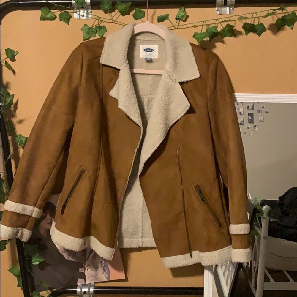 LOWBALLS ACCEPTED - old navy faux suede jacket
